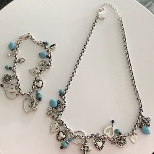 Lia Sophia Necklace and bracelet set NWOT